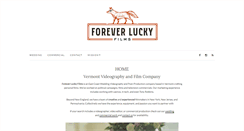 Desktop Screenshot of foreverluckyfilms.com