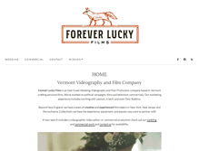 Tablet Screenshot of foreverluckyfilms.com